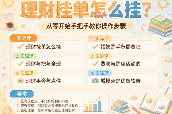 理财挂单怎么挂？从零开始手把手教你操作步骤