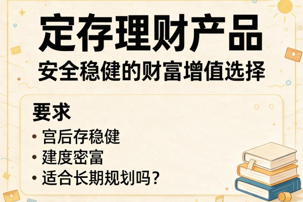 定存理财产品：安全稳健的财富增值选择，适合长期规划吗？