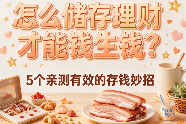 怎么储存理财才能钱生钱？5个亲测有效的存钱妙招