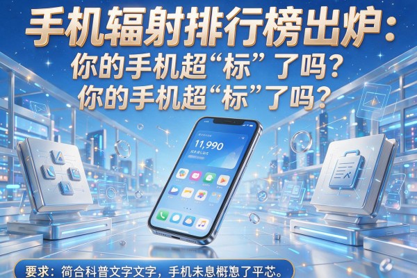 手机辐射排行榜出炉：你的手机超“标”了吗？