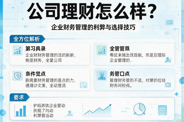 公司理财怎么样？全方位解析企业财务管理的利弊与选择技巧