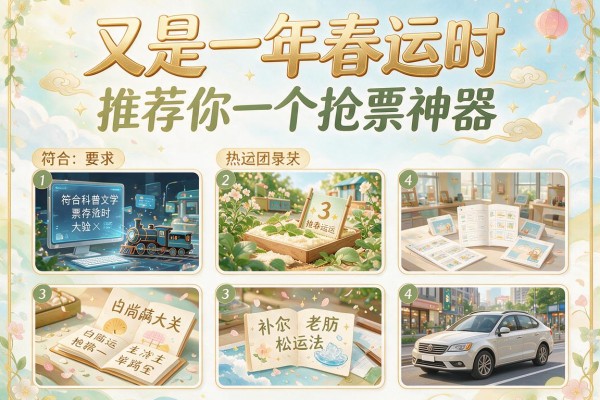 又是一年春运时 推荐你一个“抢票神器”