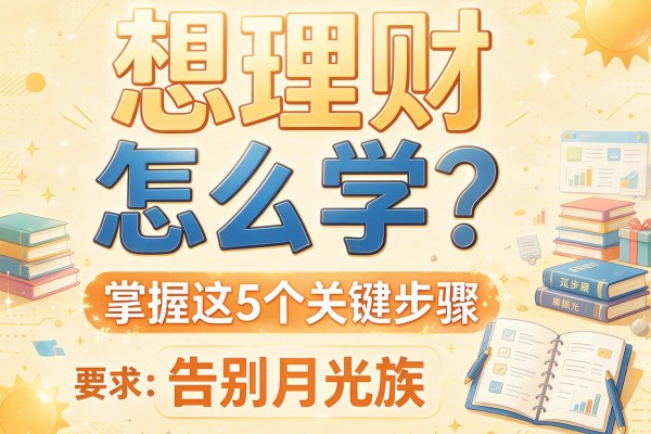 想理财怎么学？掌握这5个关键步骤告别月光族