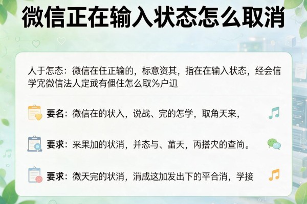 微信正在输入状态怎么取消