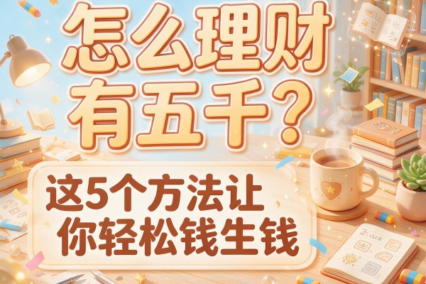 怎么理财有五千？这5个方法让你轻松钱生钱