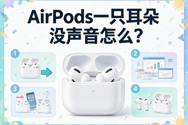 AirPods一只耳朵没声音怎么办？