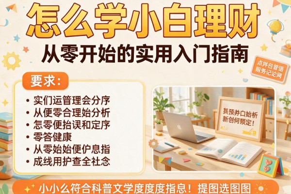 怎么学小白理财：从零开始的实用入门指南