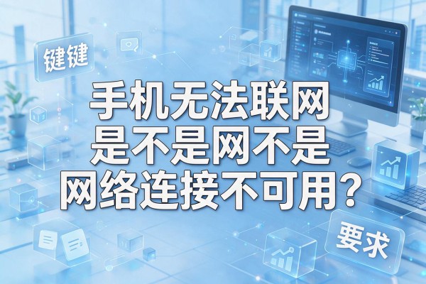 手机无法联网是不是网络连接不可用？
