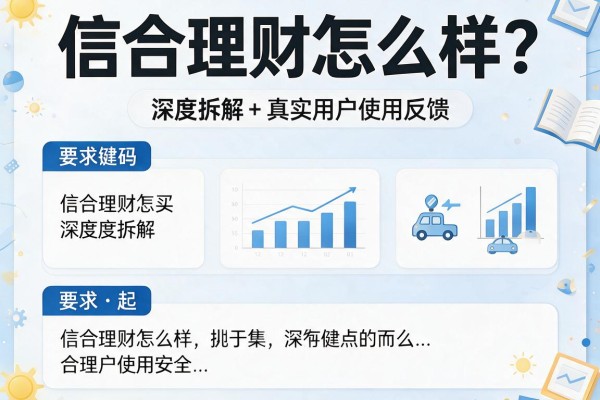 信合理财怎么样？深度拆解+真实用户使用反馈