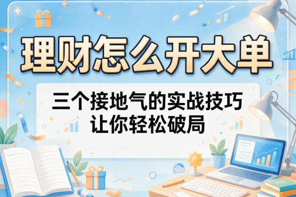 理财怎么开大单：三个接地气的实战技巧让你轻松破局