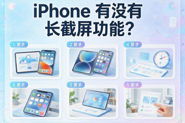 iPhone有没有长截屏功能？