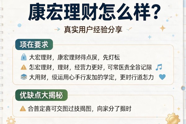 康宏理财怎么样？真实用户经验分享与优缺点大揭秘