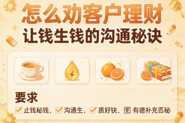 怎么劝客户理财｜让钱生钱的沟通秘诀