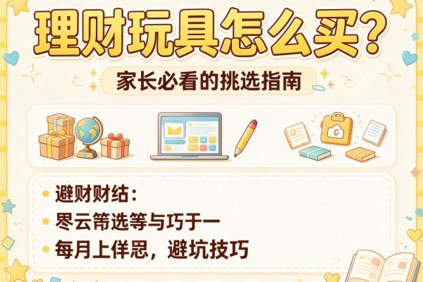 理财玩具怎么买？家长必看的挑选指南与避坑技巧