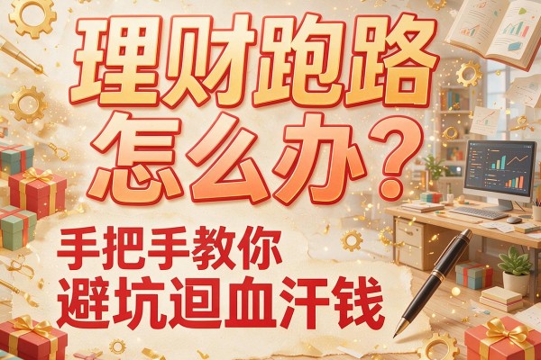 理财跑路怎么办？手把手教你避坑追回血汗钱