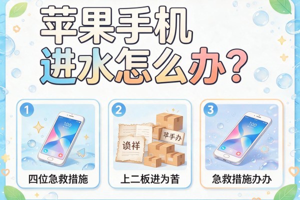 苹果手机进水怎么办?四大急救措施帮助你