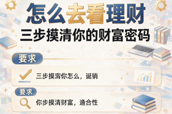 怎么去看理财：三步摸清你的财富密码