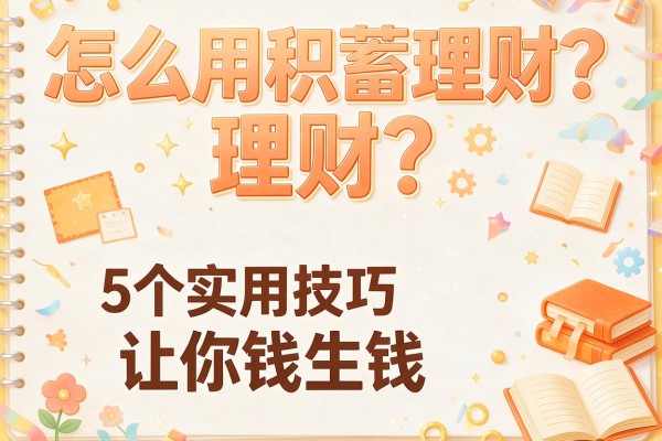 怎么用积蓄理财？5个实用技巧让你钱生钱