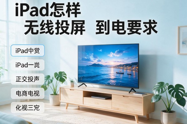 iPad怎样无线投屏到电视