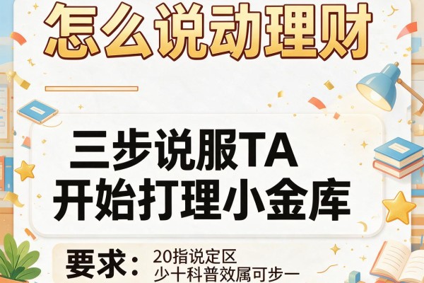 怎么说动理财——三步说服TA开始打理小金库