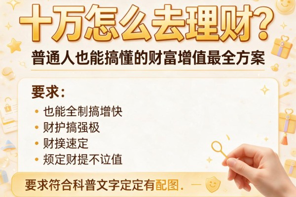 十万怎么去理财？普通人也能搞懂的财富增值最全方案
