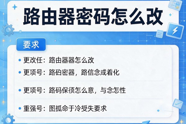 路由器密码怎么改