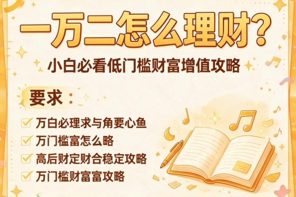 一万二怎么理财？小白必看的低门槛财富增值攻略