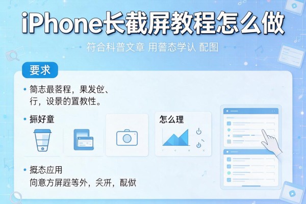 iPhone长截屏教程怎么做？