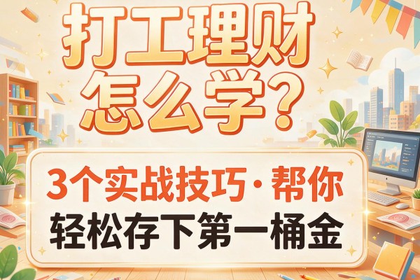 打工理财怎么学？3个实战技巧帮你轻松存下第一桶金