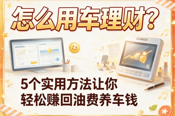 怎么用车理财？5个实用方法让你轻松赚回油费养车钱