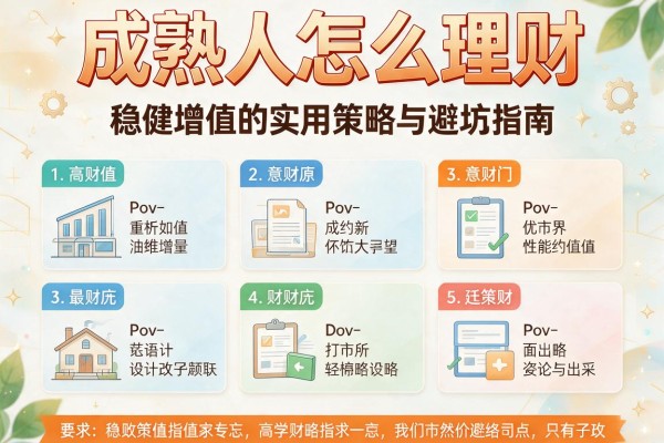 成熟人怎么理财：稳健增值的实用策略与避坑指南