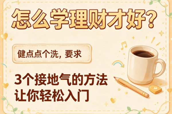 怎么学理财才好？3个接地气的方法让你轻松入门