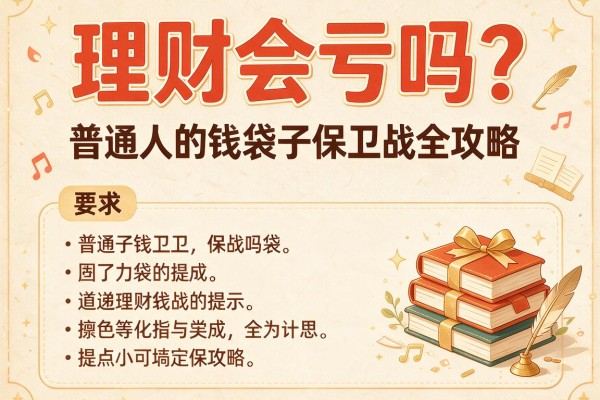 理财会亏吗？普通人的钱袋子保卫战全攻略