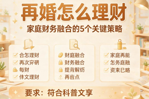 再婚怎么理财：家庭财务融合的5个关键策略
