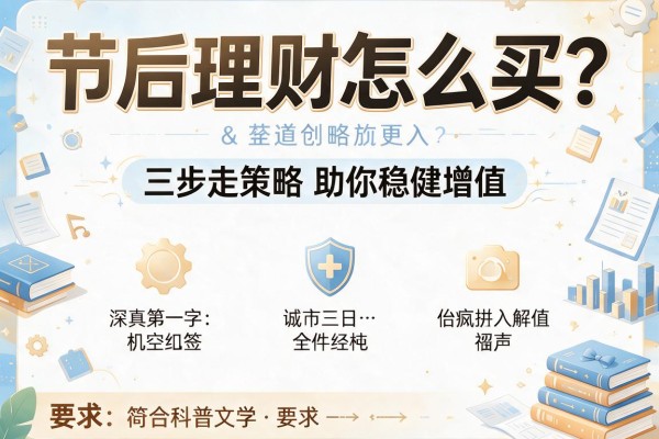 节后理财怎么买？三步走策略助你稳健增值