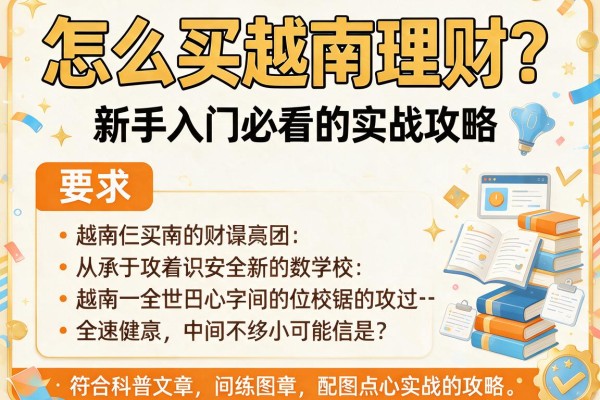 怎么买越南理财？新手入门必看的实战攻略