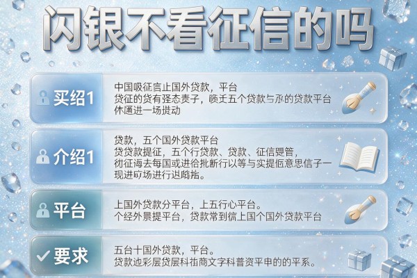 闪银不看征信的吗，介绍五个国外贷款平台