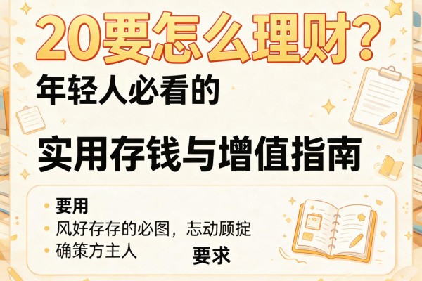 20要怎么理财？年轻人必看的实用存钱与增值指南