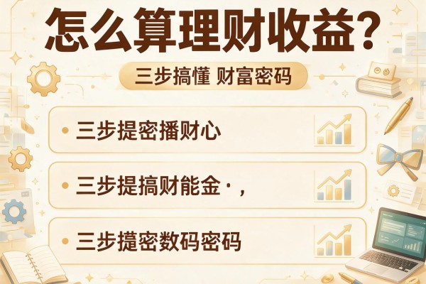 怎么算理财收益？三步搞懂财富密码