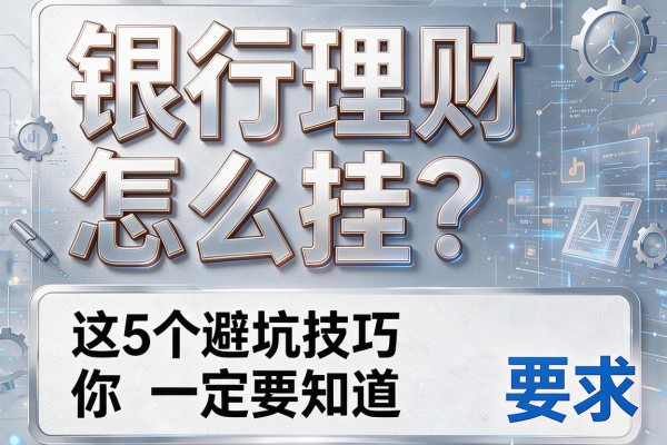 银行理财怎么挂？这5个避坑技巧你一定要知道