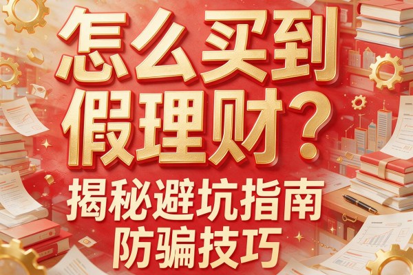 怎么买到假理财？揭秘避坑指南与防骗技巧
