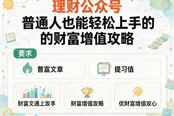 理财公众号：普通人也能轻松上手的财富增值攻略