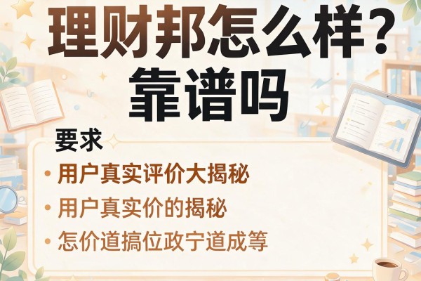 理财邦怎么样？靠谱吗？用户真实评价大揭秘