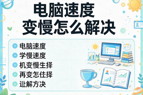 电脑速度变慢怎么解决？