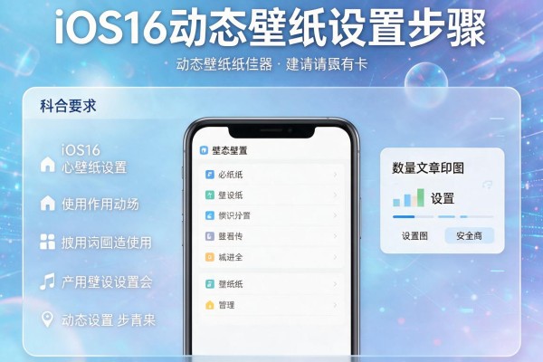 iOS16动态壁纸设置步骤？