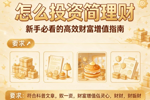 怎么投资简理财：新手必看的高效财富增值指南