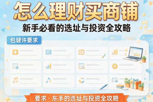 怎么理财买商铺：新手必看的选址与投资全攻略
