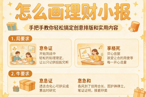 怎么画理财小报:手把手教你轻松搞定创意排版和实用内容