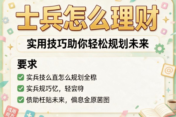 士兵怎么理财：实用技巧助你轻松规划未来