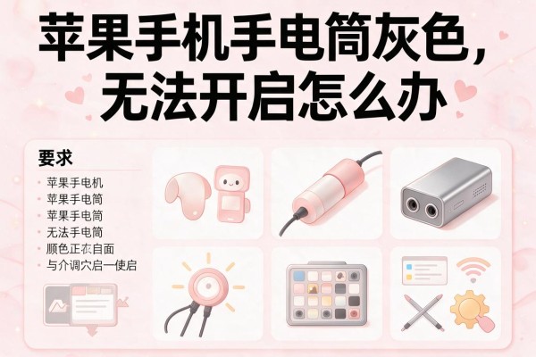 苹果手机手电筒灰色无法开启怎么办？